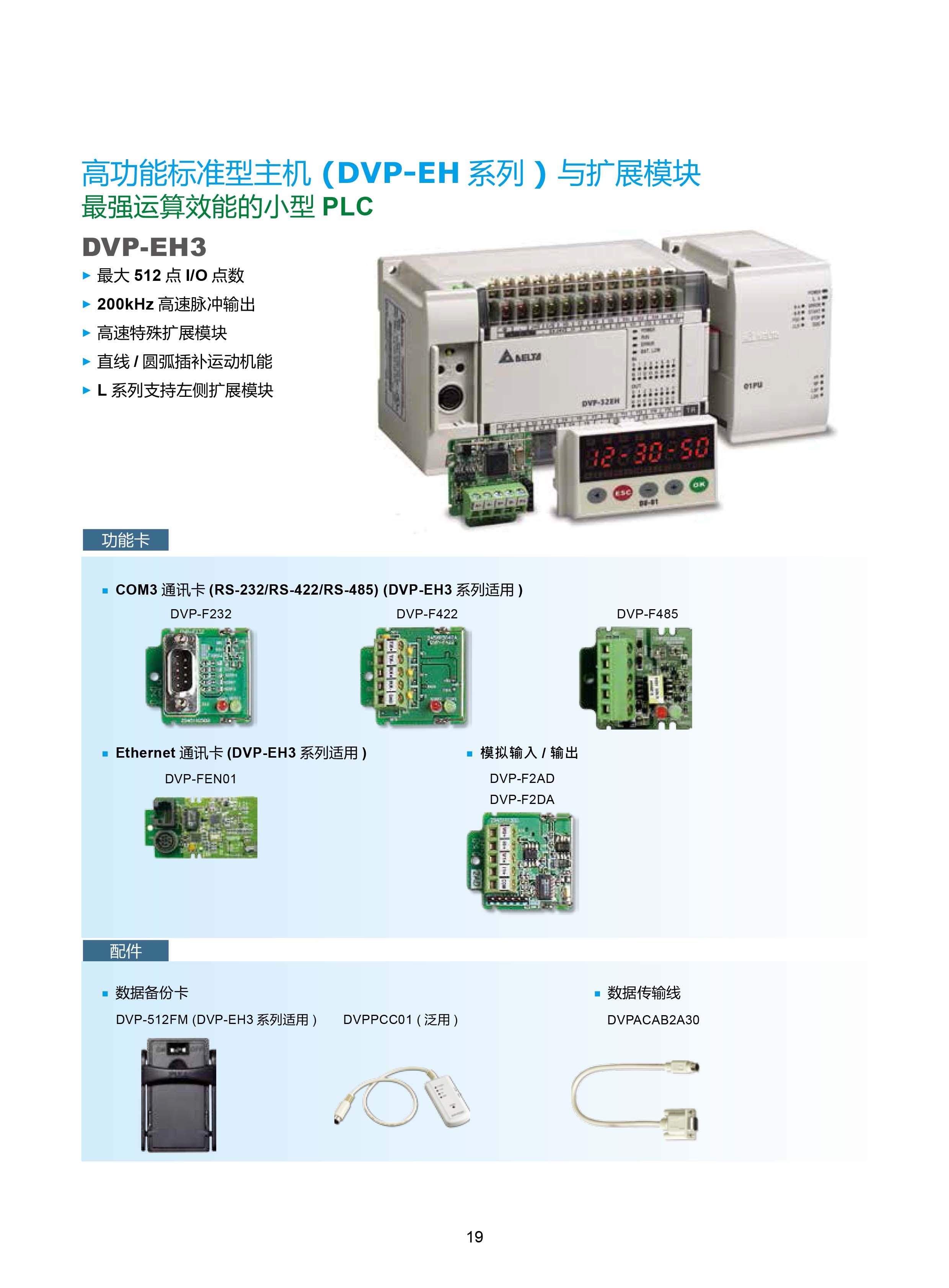 臺(tái)達(dá)DVP-PLC可編程控制器選型號|控制接線圖|編程手冊