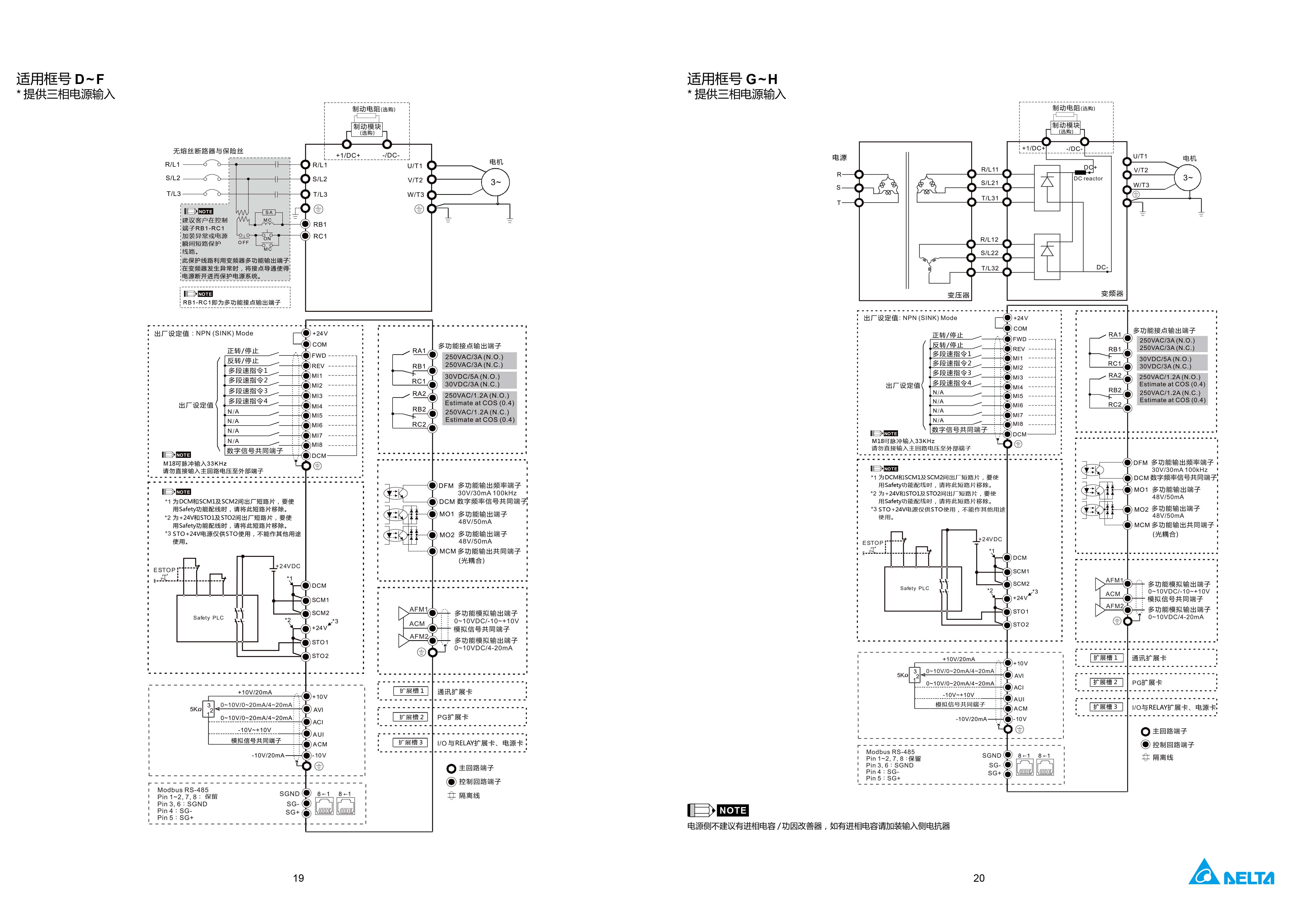 臺(tái)達(dá)C2000 Plus 變頻器選型手冊(cè)|工作原理|維修接線圖