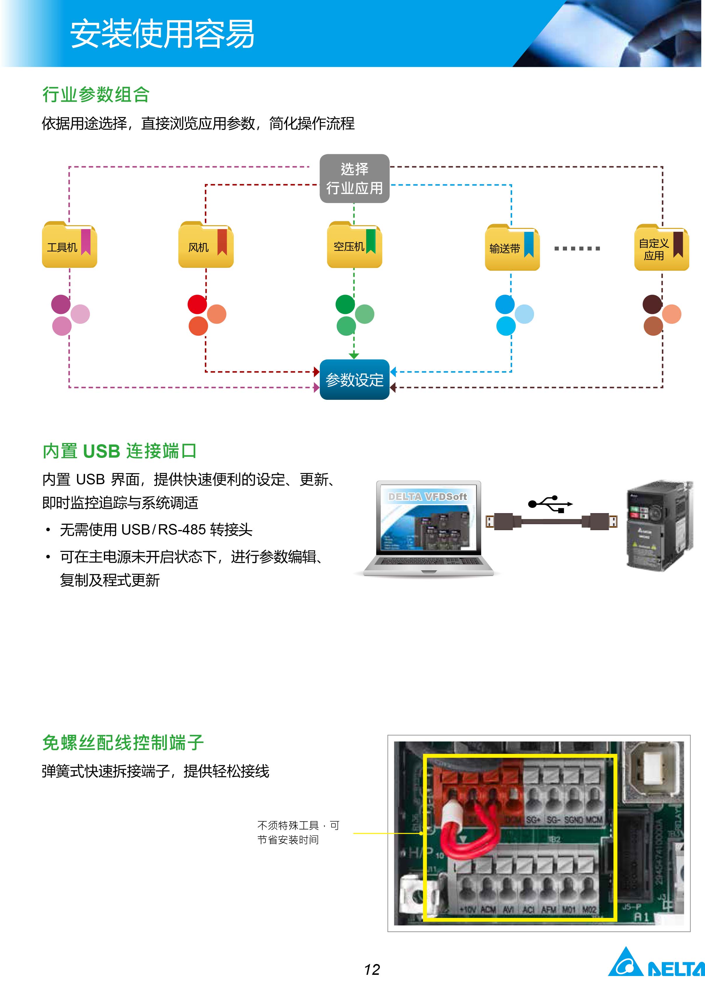 MH300系列臺(tái)達(dá)變頻器的選型|安裝使用方法|應(yīng)用|故障代碼